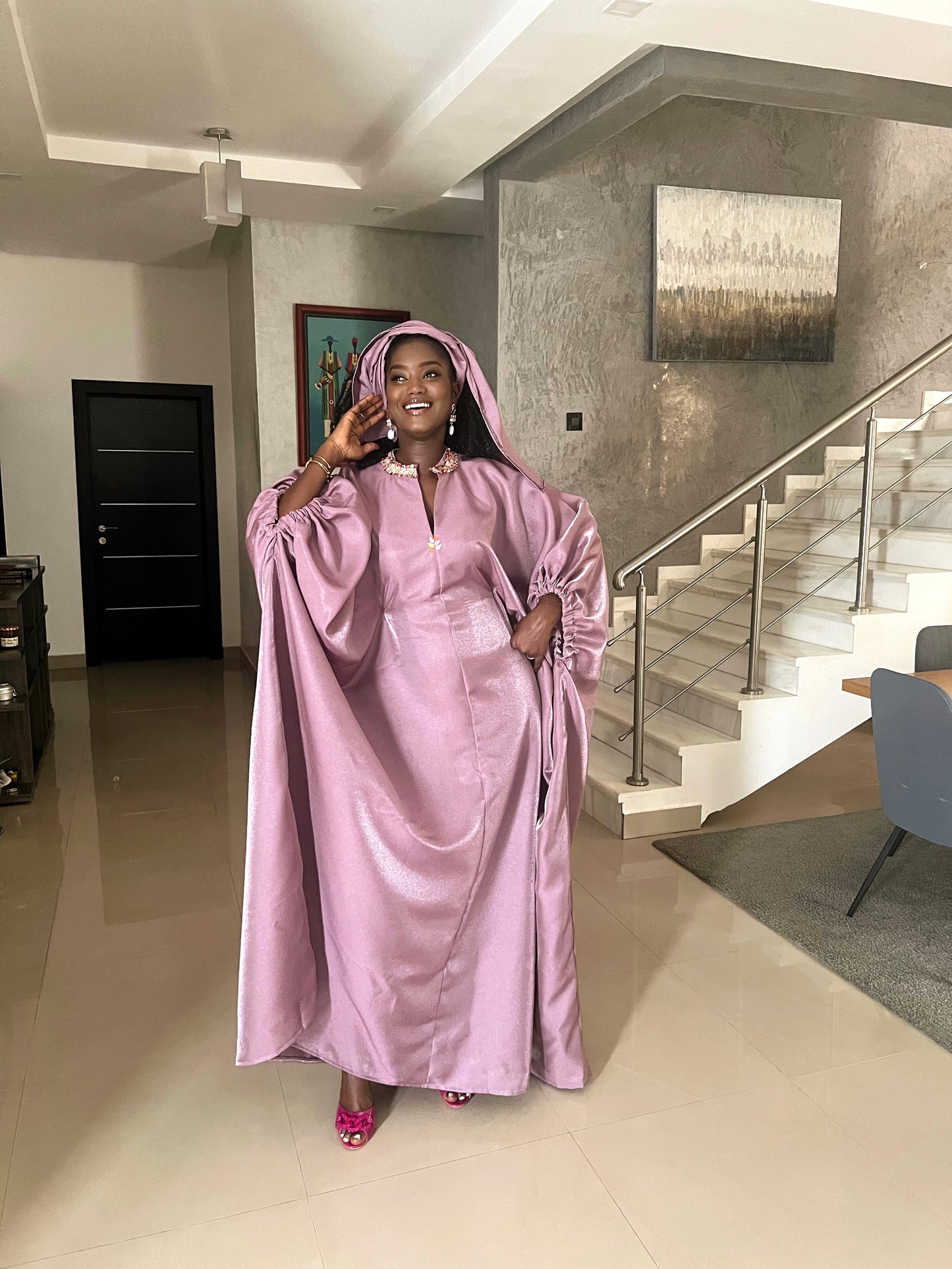 Boubou lilac