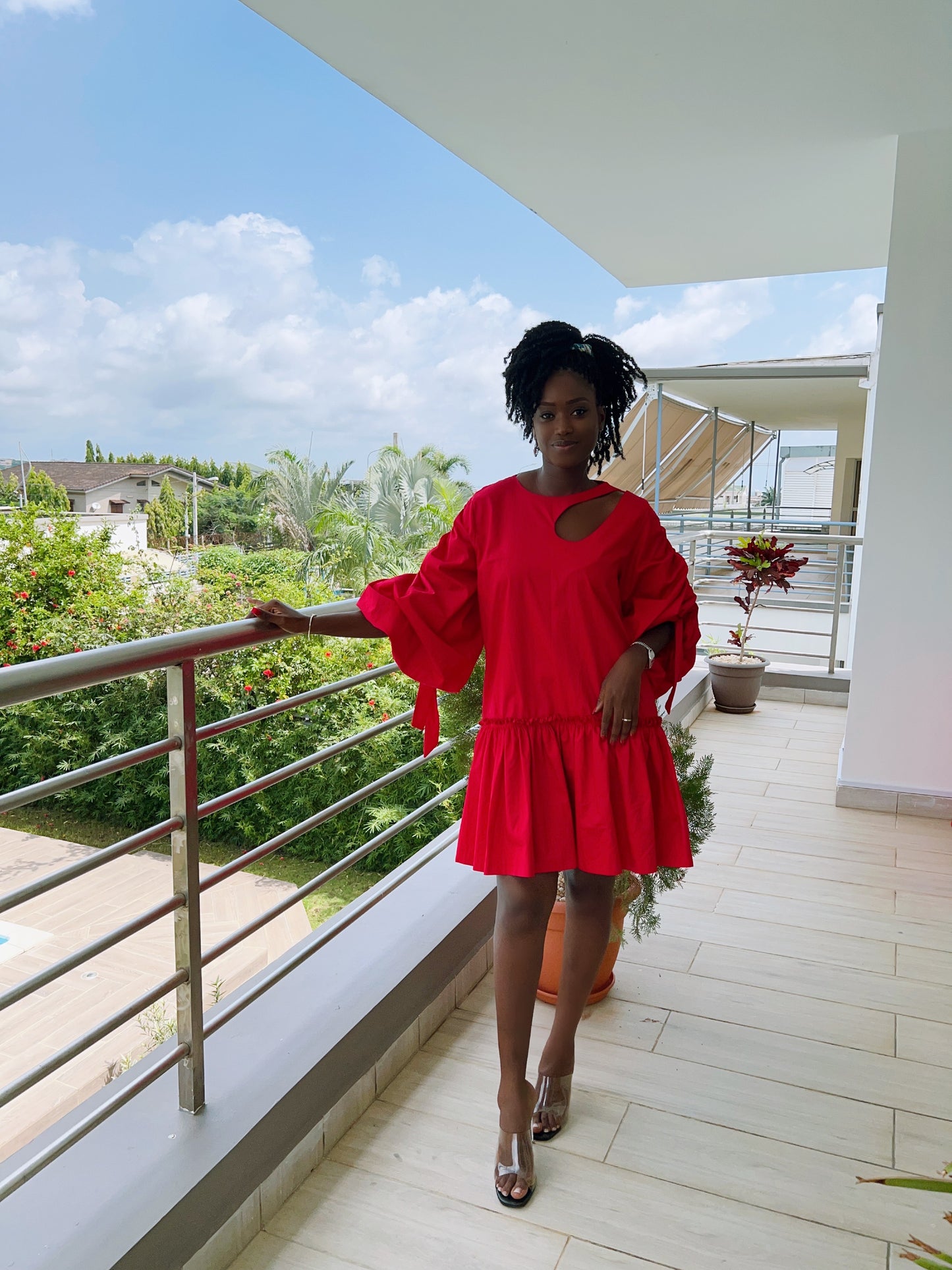 Sway midi dress