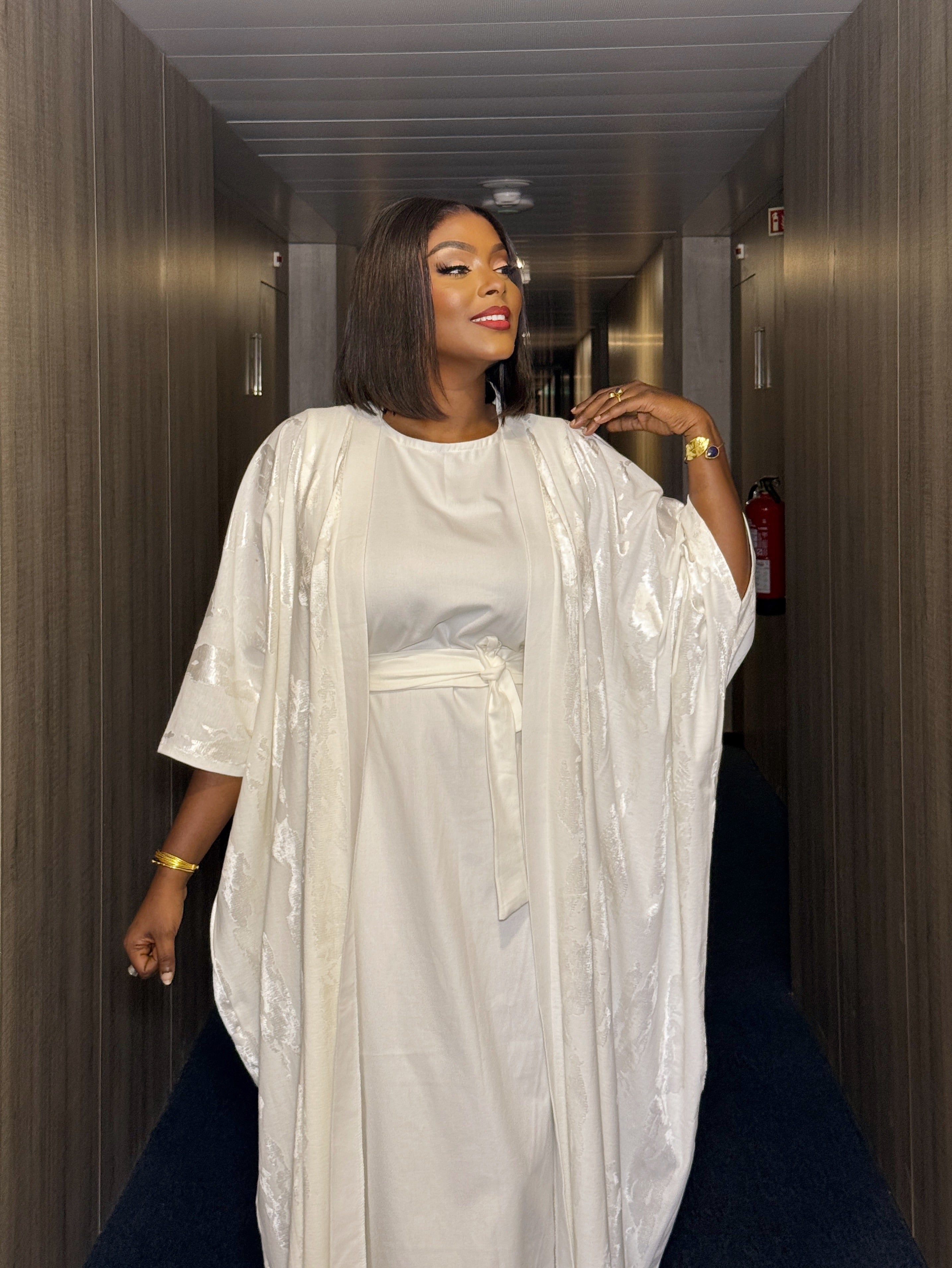 Abaya Blanc