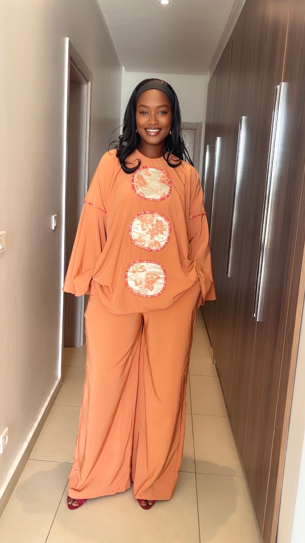 2 piece set with Brocade