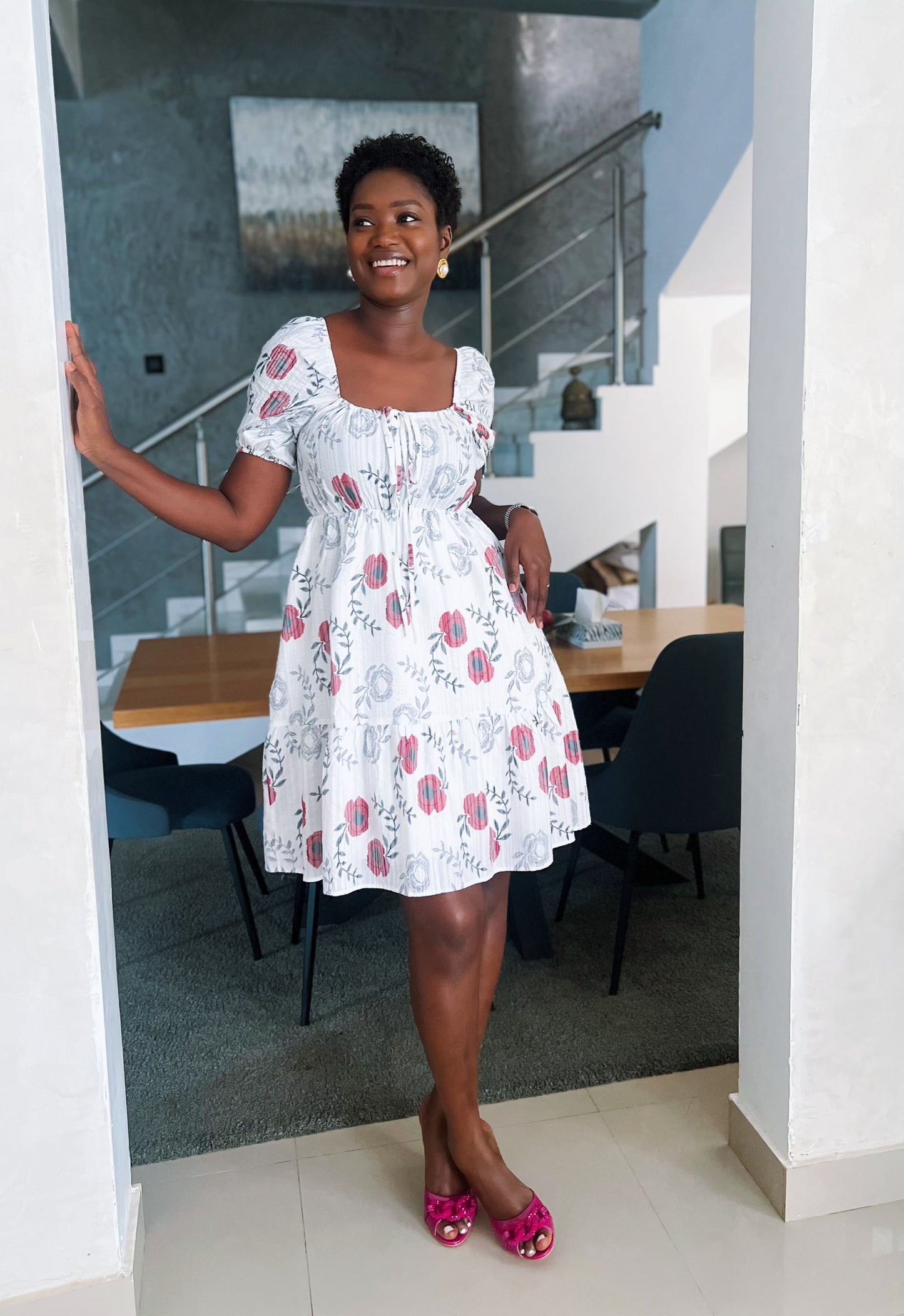 White floral