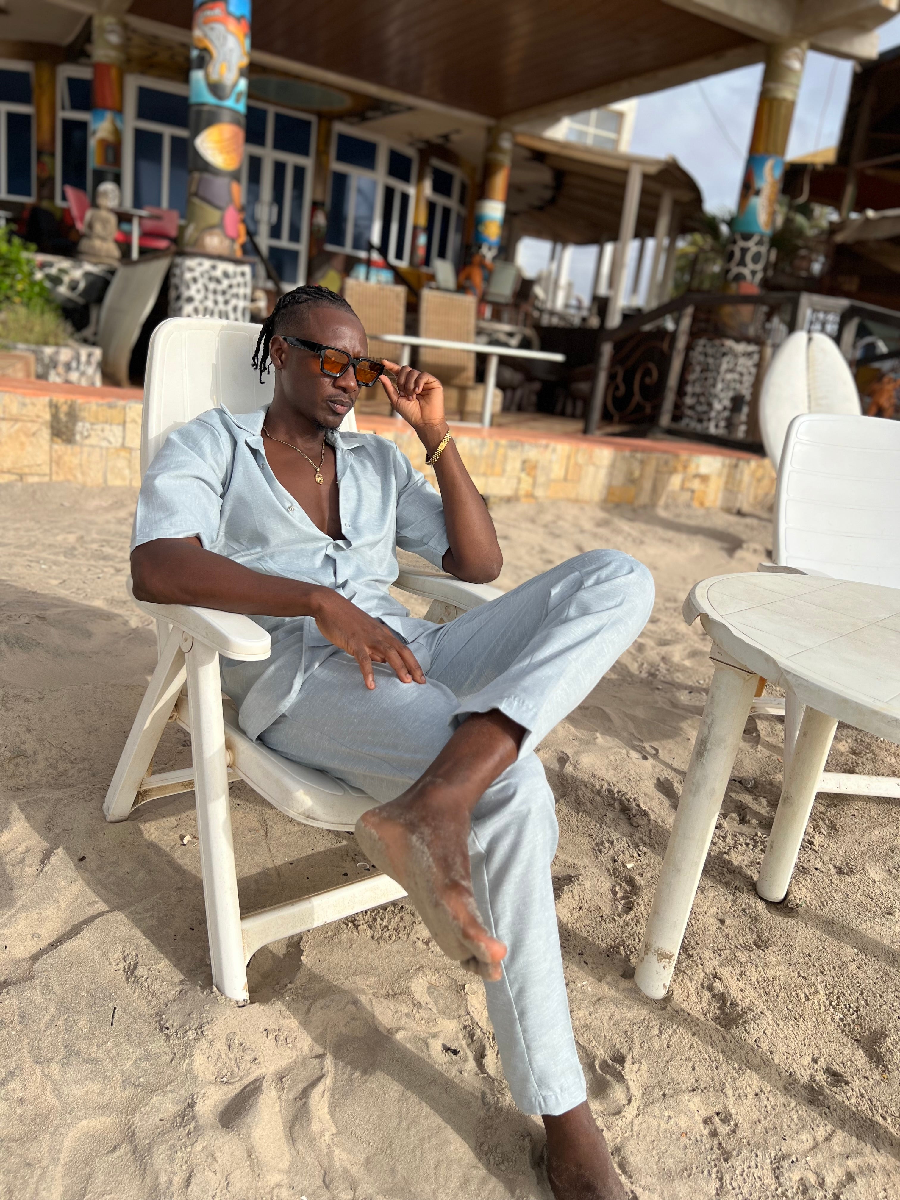 Men’s short sleeve linen