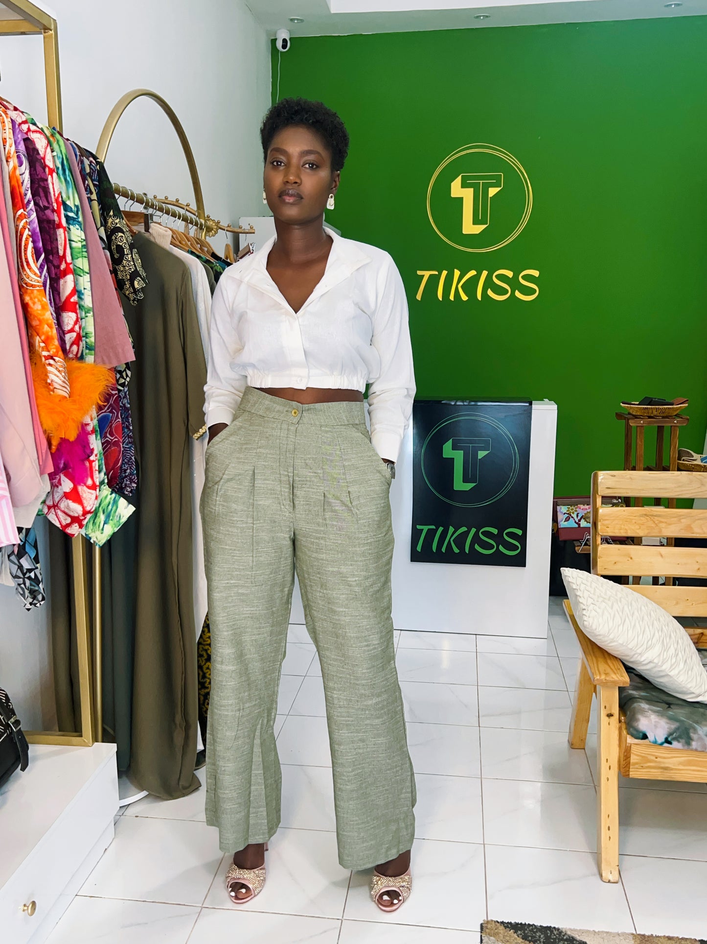 Linen crop set